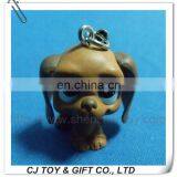 Lovely Dog Plastic Figure for Keychian