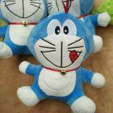 Blue White Comfortable Printed Promotional Fox Plush Toy thumbnail-3