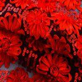 African Small Order Acceptable Sequins Lace Korean Sequin Dress Fabric thumbnail-3