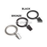 Brown Metal Shower Curtain Rings Hook Clip 12 Pack O Ring Design for Bathroom thumbnail-5