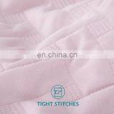 Fashion European And American Style King Bedroom Polyester Pink Adult Quilt Set thumbnail-3