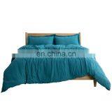 Modern 100% Microfiber Water Wash Cotton Solid Color Hotel Bedding Duvet Cover Set thumbnail-7