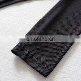 Custom Logo Women Autumn Winter Under Wear Long Sleeve Crew Neck Ribbed Knitted Fabric Outfit Bodysuit thumbnail-6