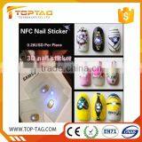 3D Christmas Rfid NFC Nail Art Sticker Custom Design With Led Light