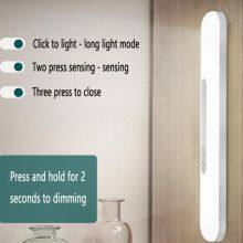 LED Human Body Sensor Night Light USB Charging Wireless Night Light Smart Motion Sensor Bedside Wardrobe Cabinet Lamp For Home thumbnail-3