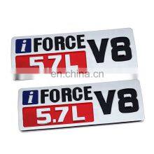 5.7L V8 Badge Side Emblem 3D Door Badge Nameplate Decals Sticker Replacement For Tundra thumbnail-2