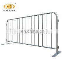 Flat Feet Galvanized Crowd Control Barrier