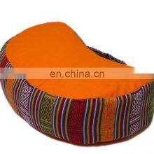 Wholesale Price On Custom Made Crescent Yoga Meditation Cushion Best Half Moon Cotton Cushion Buy At Best Price