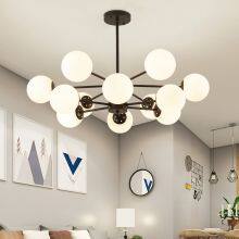 Round Ball Creative Personality Living Room Chandelier thumbnail-1