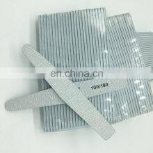 Professional High Quality Nail Files Rectangular Shape Custom Logo 80/80 100/100 100/180 Grit Zebra Double Side Nail File thumbnail-5