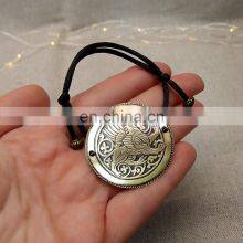 String Bracelet 'Suzdal Griffin'. Embossing. Black T01.321.02.03 High Quality Wholesale Bracelets thumbnail-4