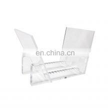 Современный CNC - дизайн настольного держателя для VCD, учебного записного альбома, дисплея из прозрачного акрила для хранения виниловых пластинок LP и DVD