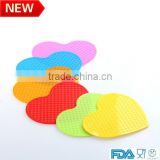 The fasinal hot sale heat resistance non-toxic silicone cup mat silicon mat