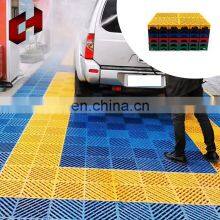 50Mm Style Commercial Pvc Coating Parking Floor Tiles Ceiling Security Grill Grid Interlocking Flooring Tiles For Garage Assist thumbnail-2