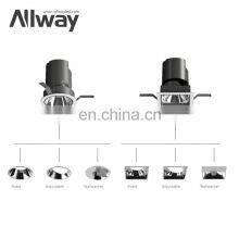 ALLWAY New Product Three Color Temperature Adjustable Cct Cob 5w 7w 12w 20w Spot Light Led Spotlight thumbnail-3