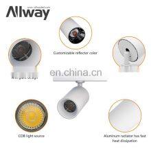 High Lumen Angle Adjustable Rotatable Color Changeable Rail Installed 30W LED COB Track Light thumbnail-3