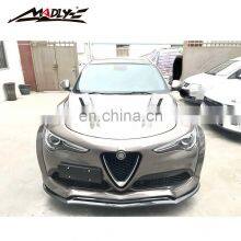 Madly Body Kits for Alfa Romeo STELVIO MD Style Wide Body Kits-Front Lip+Rear Lip+Fender Flares+Side Skirts+Exhaust Tips+Spoiler thumbnail-4