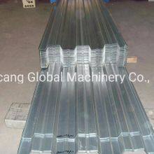 Full Automatic Galvanized Floor Deck Floor Decking Panel Roof Tile Roll Forming Machine IBR Roof Sheet Machine thumbnail-5