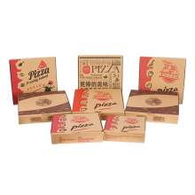 Bestseller Customized Printed Portable Disposal Corrugated Paper Packaging Donut Pizza Box thumbnail-4