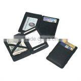 Black Magic Travel Simple Carry Leather Wallet