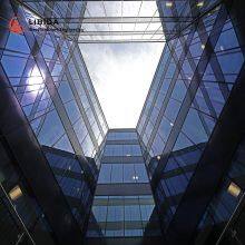 Frameless Aluminum Glass Curtain Wall System Glazed Facades thumbnail-2
