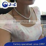 A Grade White Freshwater Pearl Necklace thumbnail-3