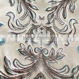 Blue Jacquard Sofa Fabric Spun Polyester Fabric thumbnail-3