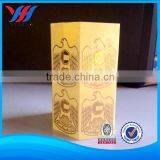 Customized Gloden Metal Logo Sticker For UAE Market thumbnail-1