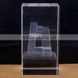 High Quality Crystal Famous Building Crystal Model