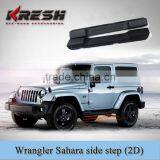 Hot Sale Black Jeep Wrangler Sahara Side Step and Tubular Side Steps thumbnail-1