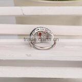 Cheap Price Oval Shape Hand Setting Natural Garnet Black Small Stone 925 Sterling Silver Ring thumbnail-3