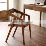 High Quality Wood Backrest Armrest Retro Relaxing Dining Room Chair Furniture thumbnail-2