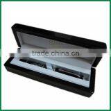 Luxury Wooden Pen Box, Custom Black Lacquer MDF Pen Packaging Box With Logo Printing For 1 or 2 Pen thumbnail-2