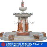Garden Fountain Carved With Beautiful Young Lady thumbnail-1
