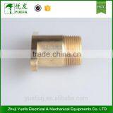 Brass connector threaded male adapter