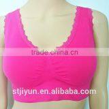 2016 Shantou Sport Bras Seamless Cheap Padded Yoga Bra Tops
