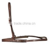 Leather polo breast collar