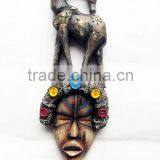 Wholesale Giraffe Desgin Polyresin Souvenirs Wall Hanging thumbnail-2