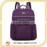Wholesale Factory Price Waterproof Canvas Leather Notebook Laptop Backpack thumbnail-1