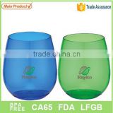 single wall cheap personalized plastic colorful drinking water cup for kids FDA and BPA free for home
