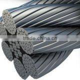 Swaged Steel Wire Rope 6xK26WS IWRC 34mm , Compacted Outer Strand