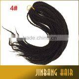 Hot Selling 100g 18inch High Quality Synthetic Crochet Senegalese Twist Kinky Braid Hair thumbnail-2
