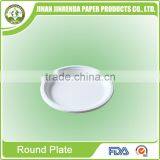 Disposable Tableware of 6 Inch Lace Round Party Plate With Sugarcane Pulp thumbnail-2