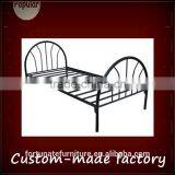 for the Mattress Width 90 cm X Length 190 cm Black Army Metal Single Bed Quality Choice thumbnail-1