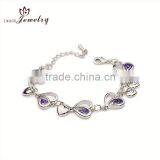 925 Silver Bracelet Jewelry For Ladies Engagement thumbnail-1