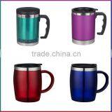 Stainless Steel Coffee Mugs With Handle thumbnail-1