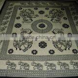 Black White Printed Tapestries Bedsheet thumbnail-4