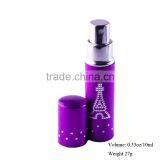 10ml Metallic Portable Perfume Spray Glass Bottles,Essential Oil Packaging Bottles With Pump Sprayer Cap thumbnail-2