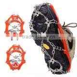 Camping Equipment 8/10/12/14/18 Tines Teeth Stainless Steel Seamless Welding Anti-slip Snow Shoes Ice Rubber Climbing Crampons thumbnail-2