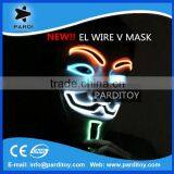Vendetta el Mask Halloween el Wire Mask Button or Sound Controlled Quality Choice